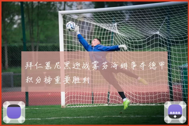 拜仁慕尼黑迎战雾芬海姆争夺德甲积分榜重要胜利